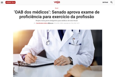 Presidente da APM comenta sobre a aprovação  do Exame de Proficiência no Senado