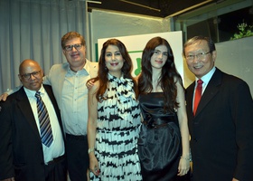 Dr. Alexandre Firmo de Souza Cruz, Dr. Walter Aguiar de Carvalho Júnior e Mariliz Kassis Aguiar de Carvalho, Analiz de Carvalho e Dr. Tomas Kim