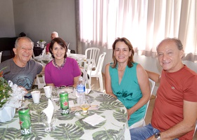 Dr. Juvelcio Peixoto, Anna Junqueira Z. Peixoto, Darlene Vita e Dr. Carlos Massuda