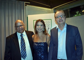 Dr. Alexandre Firmo de Souza Cruz, Dra. Gisleika Valério Bianco e Dr. Cláudio Toller Usolino