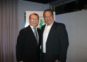 Dr. Tomas Kim e Dr. Antônio Luiz Chaguri