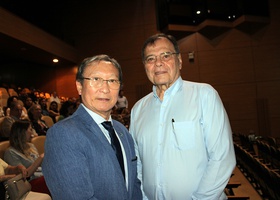 Dr. Tomas Kim e Dr. Luiz Alberto Ferriani,