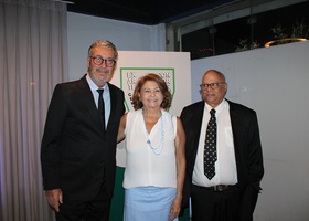 Dr. Francisco Veríssimo de Mello Filho, Dra. Ada Dorina Mongarini de Mello e Dr. Alexandre Firmo de Souza Cruz