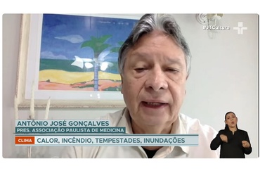 TV Cultura: Presidente da APM fala  sobre mudanças climáticas e Saúde
