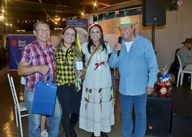 Dr. Tomas Kim, Camila Spigolon, Angela Dorta Soares e Luiz Umberto Menegucci