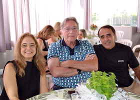 Dra. Natacha Martins da Silva Costa, Dr. Tito Peluzzo e Dr. José Otávio Mundim de Souza