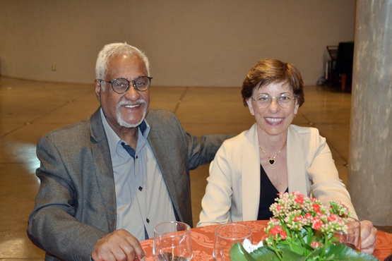 Dr. Jairo Vieira da Silva, conselheiro do Centro Médico e Dra. Maria Nazareth Grisólia Vieira da Silva