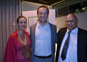 Raquel Cocenas, Dr. André Junqueira e Dr. Alexandre Firmo de Souza Cruz
