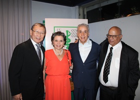 Dr. Tomas Kim, Dra. Maria Ângela Cury Ramos de Carvalho, Dr. João Sérgio de Carvalho Filho e Dr. Alexandre Firmo de Souza Cruz