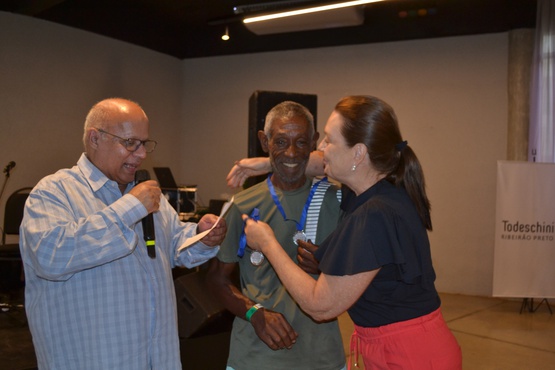 Dr. Alexandre Firmo de Souza Cruz, professor Tonhão e Cristina Menegucci
