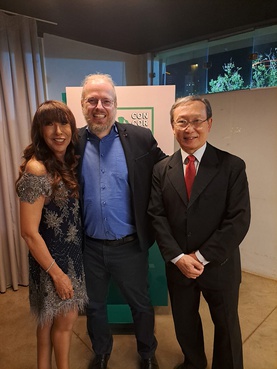 Ludka Abdalla, Dr. Arthur Colombo e Dr. Tomas Kim