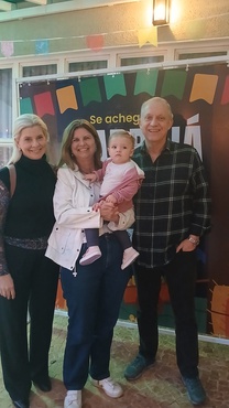 Dr. Valentim e Lúcia Brisotti, Manuela e Cecília Flosi
