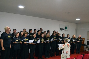 Apresentações de corais  marcaram as atividades de junho do Departamento Cultural