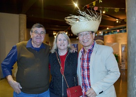 José Roberto Romero, Leila Pasqualini Romero e Tomas Kim