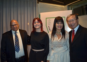 Dr. Alexandre Firmo de Souza Cruz, Sofia Hikiji, Cristiane Hikiji e Dr. Tomas Kim
