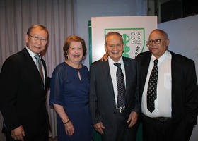 Dr. Tomas Kim, Dra. Zaida Coelho Franco, Dr. Oswaldo Cruz Franco e Dr. Alexandre Firmo de Souza Cruz
