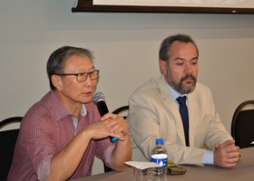 Dr. Tomas Kim e Dr. Henrique Cardoso Tardelli