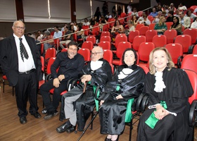 Dr. Alexandre Firmo de Souza Cruz, Rubens Ricciardi, Profº Dr. José Antunes Rodrigues,  Profª Dra. Maria de Lourdes Veronese Rodrigues, Profª Dra. Margaret de Castro