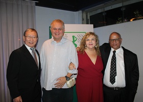Dr. Tomas Kim, Dr. Nelson Macedo Liporaci, Dra. Mônica Liporaci e Dr. Alexandre Firmo de Souza Cruz