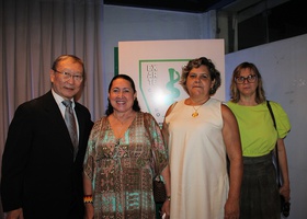 Dr. Tomas Kim, Jocelene, Claudete e Rosângela