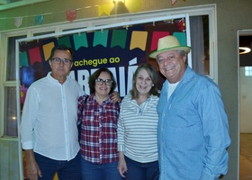 Ivan Carlos Silveira, Maria Elisa Menegucci,  Lilian Costábile Menegucci e Luiz Umberto Menegucci