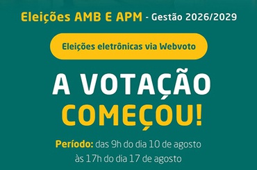 Participe das eleições da AMB e da APM – Gestão 2026/2029