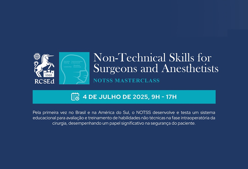 A masterclass do NOTSS (Non-Technical Skills for Surgeons) chega à sede da APM no dia 04 de julho