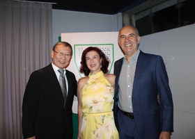 Dr. Tomas Kim, Dra. Vani Moscardini e Elécio Moscardini